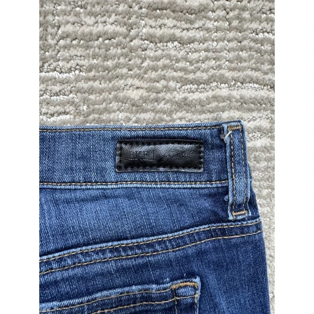 BKE Buckle Reserve Women's Addison  Skinny Blue Dark Wash Denim Jeans Size 27R‎ - Picture 7 of 9